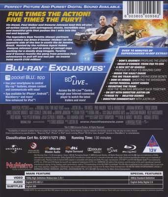 Fast & Furious 5 (Blu-ray disc)