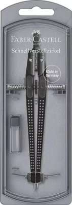 Faber-Castell Grip Quick-Set Compass (Black)