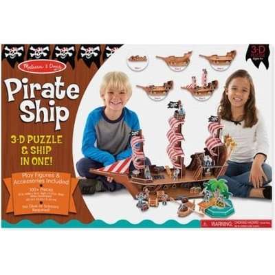 Melissa & Doug Pirate Ship 3D Puzzle