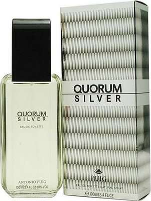 Antonio Puig Quorum Silver Eau De Toilette (50ml) - Parallel Import