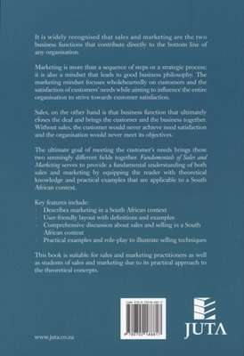 Fundamentals Of Sales And Marketing (Paperback)