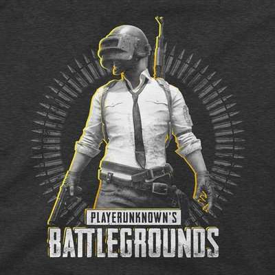 PUBG Level 3 Mens T-Shirt (Charcoal Melange)