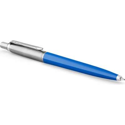 Parker Jotter WOW Ballpoint Pen - Medium Nib, Blue Gel Ink + Refills (Blue)