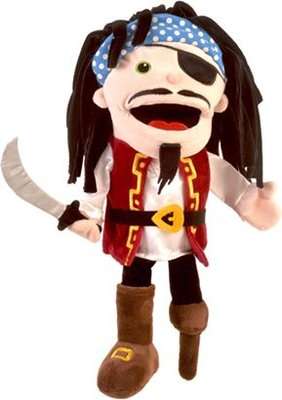 Fiesta Crafts Moving Mouth Hand Puppet - Pirate