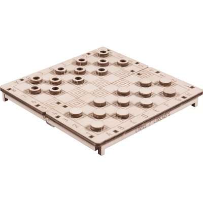 Wooden.City Wooden 2-in-1 Boardgame - Chess/Checkers