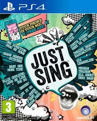 Just Sing (PlayStation 4, Blu-ray disc)