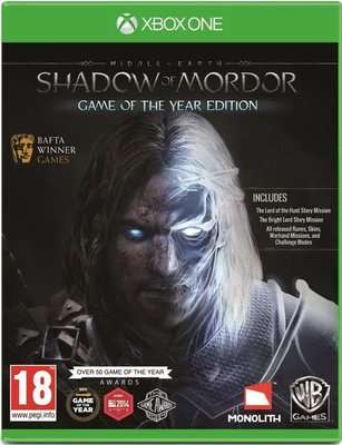 Middle-Earth: Shadow of Mordor - Game of the Year Edition (XBox One, Blu-ray disc)