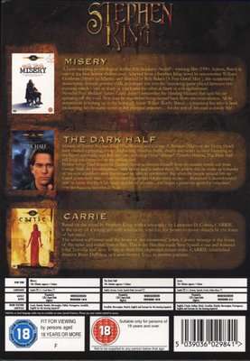 Stephen King DVD Collector's Set - Misery / The Dark Half / Carrie (DVD)