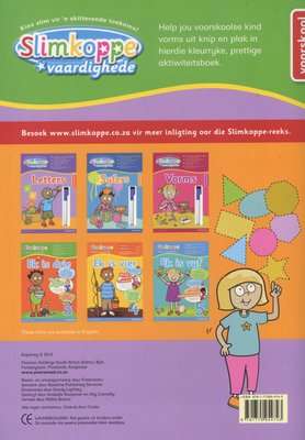 Slimkoppe Vaardighede Knip en Plak (Afrikaans, Staple bound)