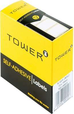 Tower Label Roll (13x19mm)(Box of 920)(White)