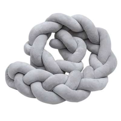 Nuovo - Knot Cot Bumper - 2M  (Grey)