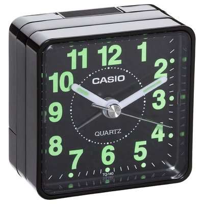 Casio Analog Alarm Clock (Black)
