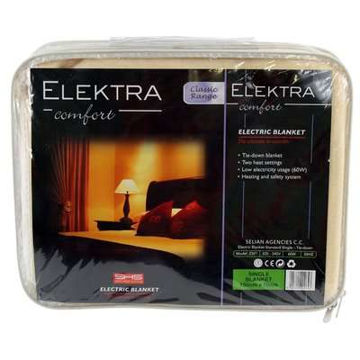 Elektra Classic Electric Non-Fitted Blanket (Single Bed)