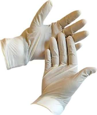 Be Safe Paramedical Powdered Latex Examination Gloves (Medium)(Box of 100)