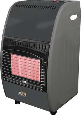 Alva 3-Panel Gas Heater (Grey)