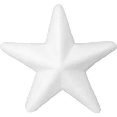 Dala Foamalite Foams Stars (50mm)(Pack of 4)(White)