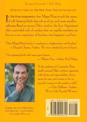 The Four Agreements - A Toltec Wisdom Book (Paperback, 10th Anniversary Ed.)