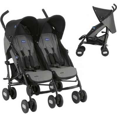 Chicco Echo Twin Complete Stroller (Coal)