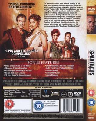 Spartacus - Gods Of The Arena - The Complete Prequel Series (DVD)