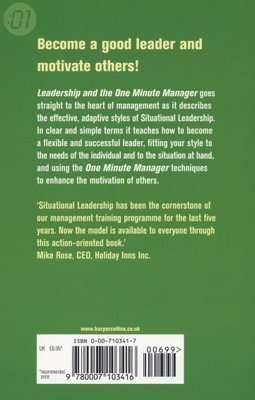 Leadership and the One Minute Manager - Increase Effectiveness By Being A Good Leader (Paperback, Th
