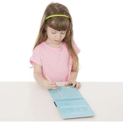 Melissa & Doug On the Go Scratch Art Colour Reveal Pad (Sea Life)