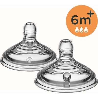 Tommee Tippee - Closer to Nature Fast Flow Teat (6 Months + | 2 Pack)