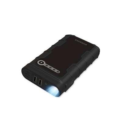 Romoss Jump Starter Power Bank with LED Flashlight (12000 mAh)(Black)