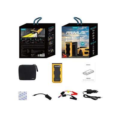 Romoss Jump Starter Power Bank with LED Flashlight (12000 mAh)(Black)
