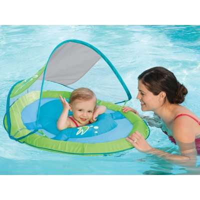 Baby Swim Step Floater With Shade Cover
