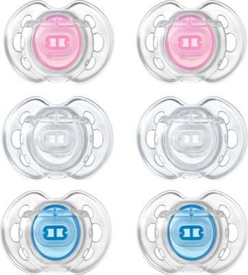 Tommee Tippee Closer to Nature Air Soother (0 to 6 Months | 2 Pack | Supplied colour may vary)