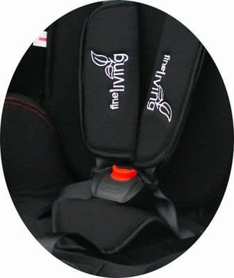 Fine Living Car Seat - Black (Group 1,  2, 3)