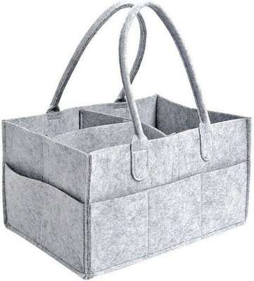 4AKid Felt Nappy Organiser Caddy (Grey)