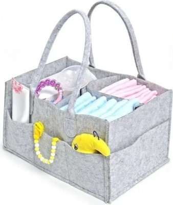 4AKid Felt Nappy Organiser Caddy (Grey)