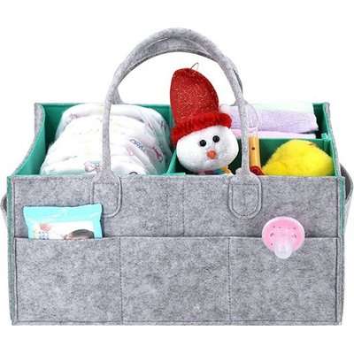 4AKid Felt Nappy Organiser Caddy (Grey)