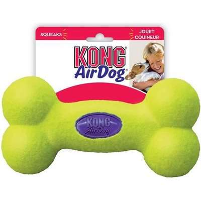KONG Airdog Squeaker Bone (Yellow)