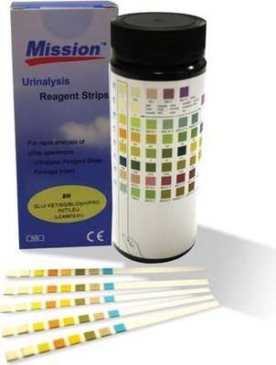 Mission Urinalysis Test Strips (10pa) (Pack of 100)