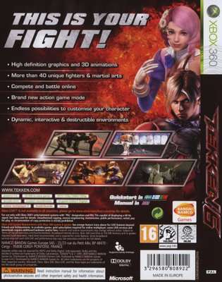 Tekken 6 (XBox 360, DVD-ROM)