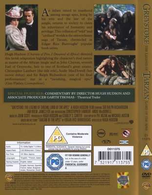 Greystoke - the Legend of Tarzan, Lord of the Apes (English, French, Italian, DVD)