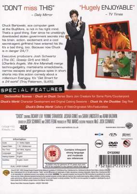Chuck - Season 1 (DVD, Boxed set)