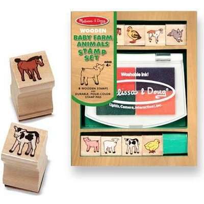 Melissa & Doug Stamp Set - Baby Farm Animals