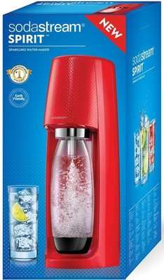 Sodastream Spirit Sparkling Water Maker (Red)