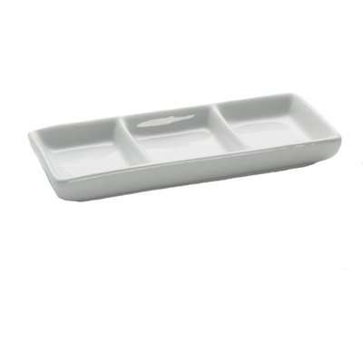 Maxwell & Williams White Basics 3 Divided Sauce Dish(15cm)