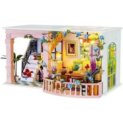 Robotime DIY Wooden Model House Kit - Sweet Patio