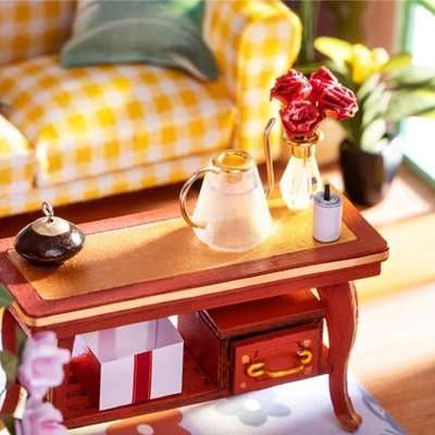 Robotime DIY Wooden Model House Kit - Sweet Patio