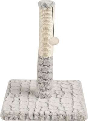 Rex Cat Scratch Post (Grey Plush)