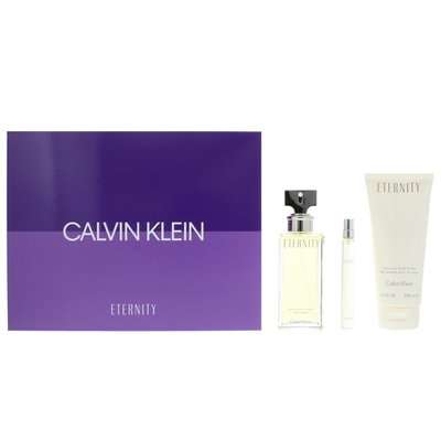 Calvin Klein Eternity Gift Set - Eau de Parfum (100ml) & Eau De Parfum (10ml) & Body Lotion (200ml)
