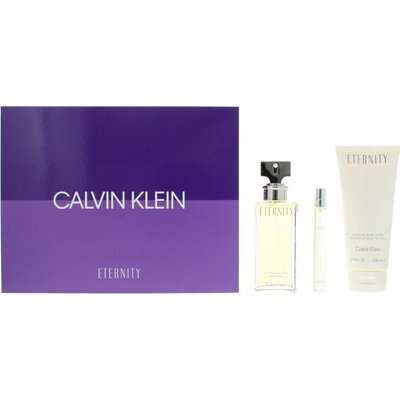 Calvin Klein Eternity Gift Set - Eau de Parfum (100ml) & Eau De Parfum (10ml) & Body Lotion (200ml)