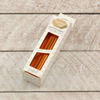 Couture Creations GoPress Heat Activate Foil (Copper with Mirror Finish)(125mm x 5m)