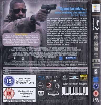The Book Of Eli (Blu-ray disc)