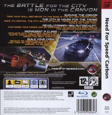 Need For Speed - Carbon (PlayStation 3, DVD-ROM)